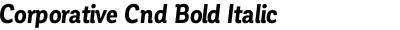 Corporative Cnd Bold Italic